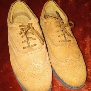 Men's Tan Oxford Shoes Oak Harbor Size 12